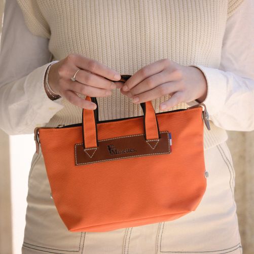 Sac à main bandoulière 28 cm  Orange/Tabac