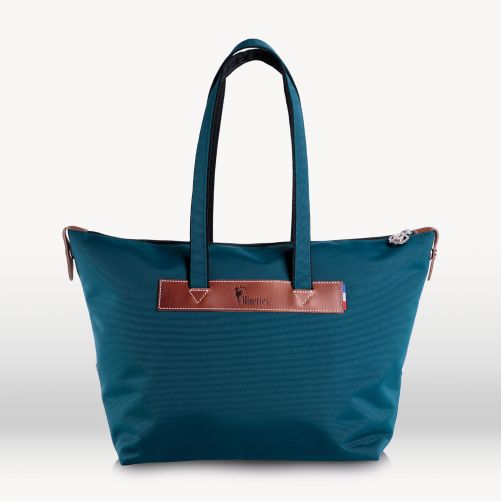 Sac cabas zippé  46 cm  Thalassa/Tabac